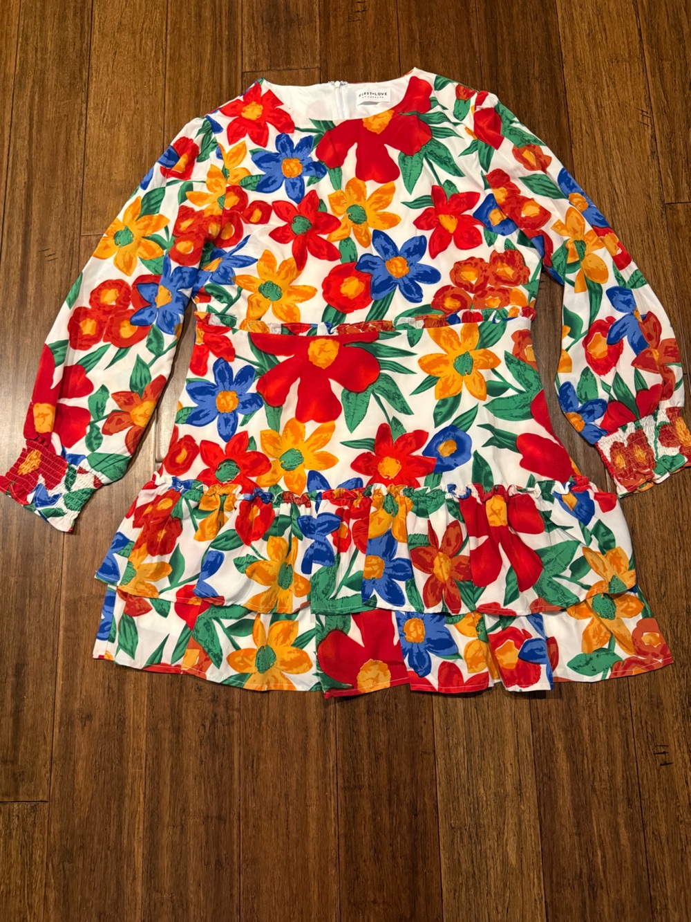 First Love Floral Long Sleeve Dress